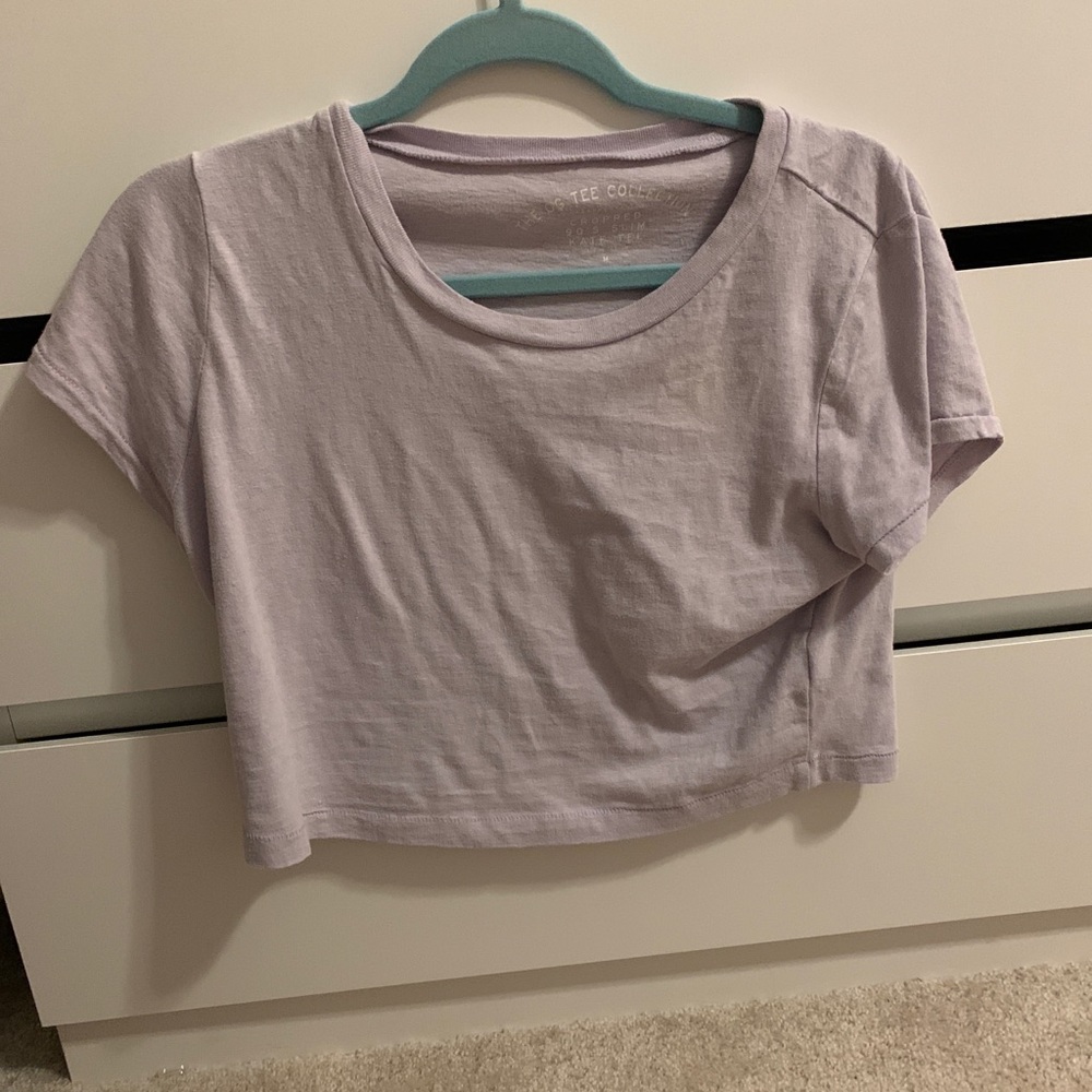 American eagle cropped shirt